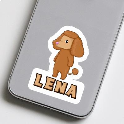 Poodle Sticker Lena Laptop Image