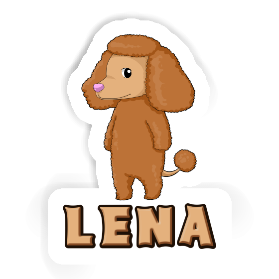 Poodle Sticker Lena Notebook Image