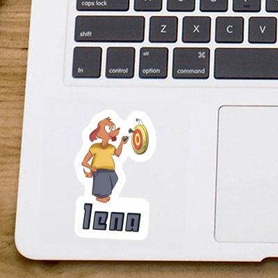 Lena Sticker Dog Laptop Image