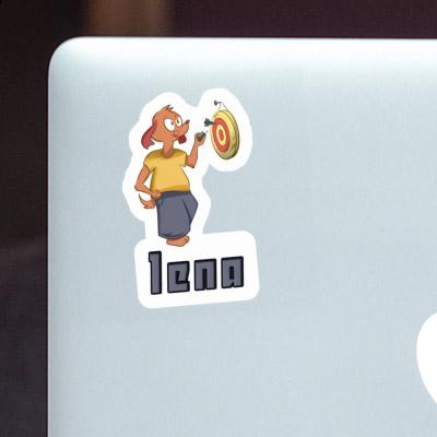 Lena Sticker Dog Laptop Image