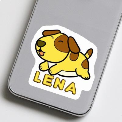 Lena Sticker Dog Notebook Image