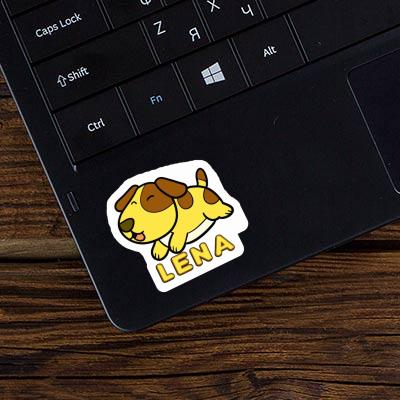 Lena Sticker Dog Laptop Image