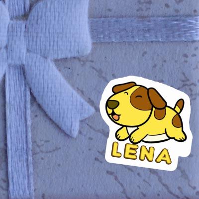 Lena Sticker Dog Notebook Image