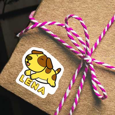 Lena Sticker Dog Notebook Image