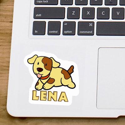 Hund Aufkleber Lena Laptop Image