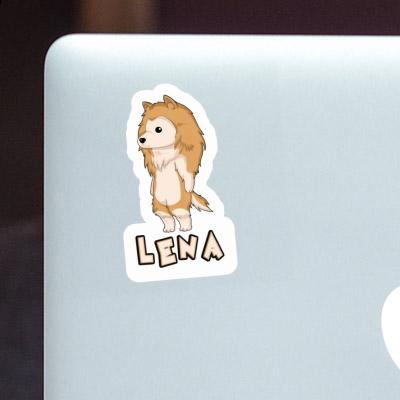 Collie Sticker Lena Laptop Image