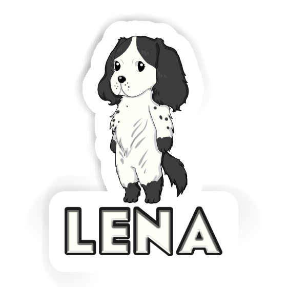 Sticker Lena Spaniel Gift package Image