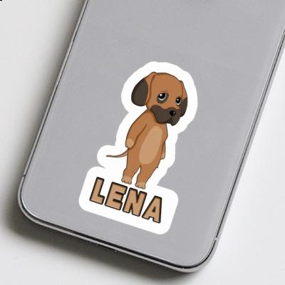 Dogue allemand Autocollant Lena Notebook Image