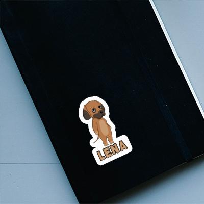 Lena Sticker German Mastiff Notebook Image