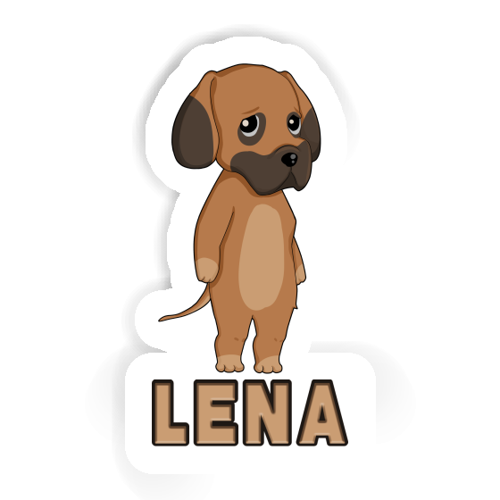 Sticker German Mastiff Lena Laptop Image