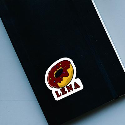 Lena Sticker Donut Laptop Image