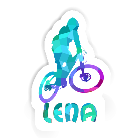 Lena Sticker Downhiller Laptop Image