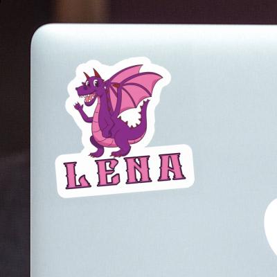 Lena Autocollant Dragon mère Laptop Image