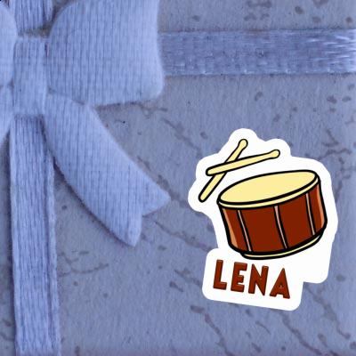 Lena Sticker Trommel Laptop Image