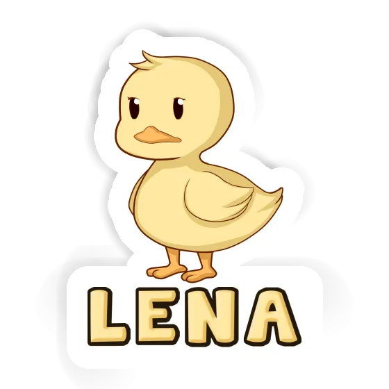 Autocollant Canard Lena Laptop Image