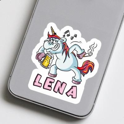 Party Unicorn Sticker Lena Notebook Image