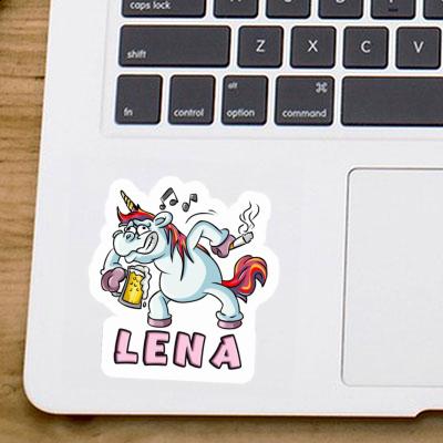 Aufkleber Einhorn Lena Notebook Image