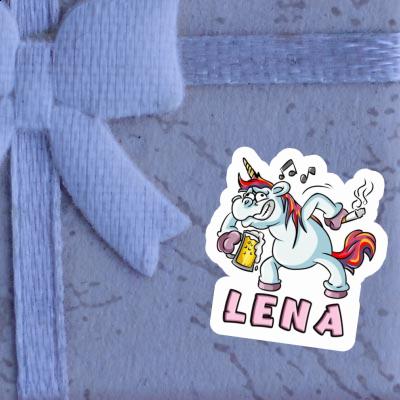 Aufkleber Einhorn Lena Notebook Image