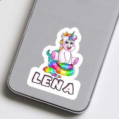 Autocollant Lena Baby licorne Laptop Image