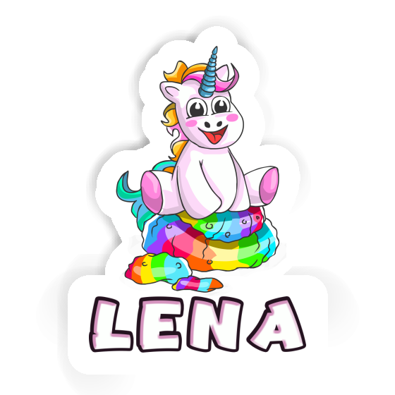 Autocollant Lena Baby licorne Notebook Image