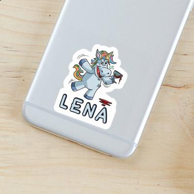 Unicorn Sticker Lena Notebook Image