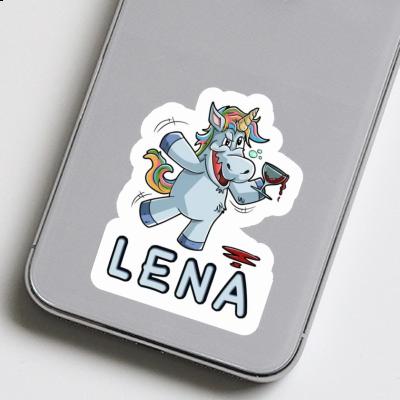 Sticker Weinhorn Lena Notebook Image