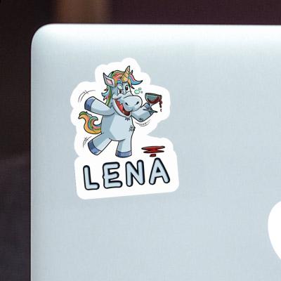 Sticker Weinhorn Lena Laptop Image