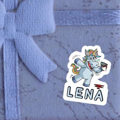 Sticker Weinhorn Lena Notebook Image