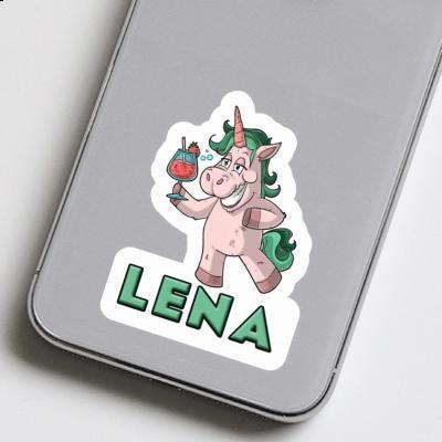 Sticker Lena Party-Einhorn Gift package Image