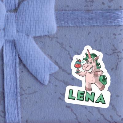 Lena Sticker Party Unicorn Laptop Image