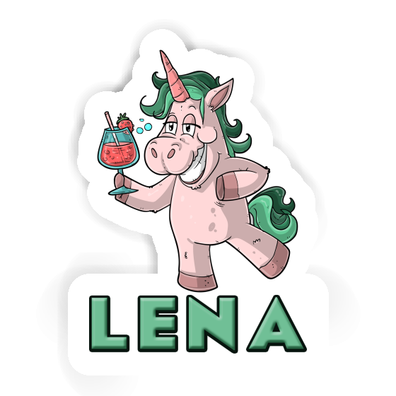 Autocollant Licorne festive Lena Laptop Image