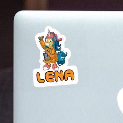 Sticker Hip-Hop Unicorn Lena Notebook Image