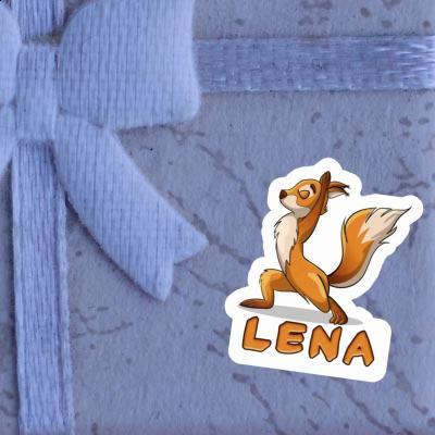 Aufkleber Lena Yoga-Eichhörnchen Gift package Image