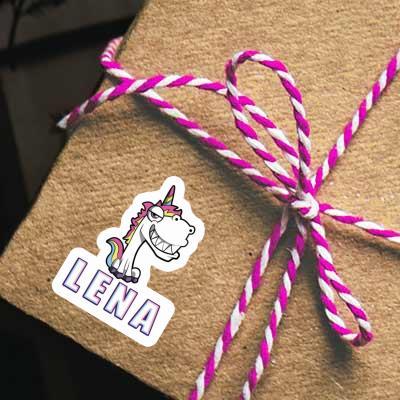 Sticker Lena Grinning Unicorn Gift package Image