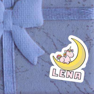 Lena Sticker Moon Unicorn Notebook Image