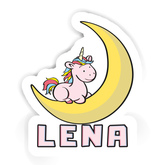 Lena Aufkleber Einhorn Laptop Image