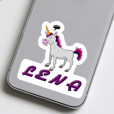 Sticker Angry Unicorn Lena Notebook Image