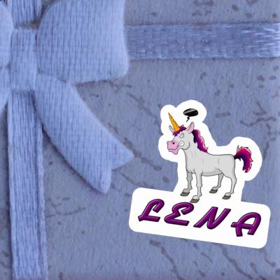 Lena Autocollant Licorne Notebook Image