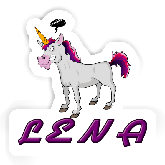 Sticker Angry Unicorn Lena Gift package Image