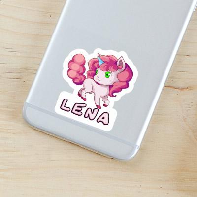 Sticker Lena Unicorn Notebook Image