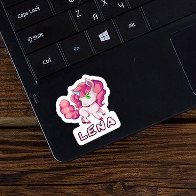 Sticker Lena Unicorn Laptop Image