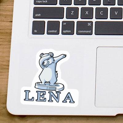 Sticker Lena Polar Bear Gift package Image