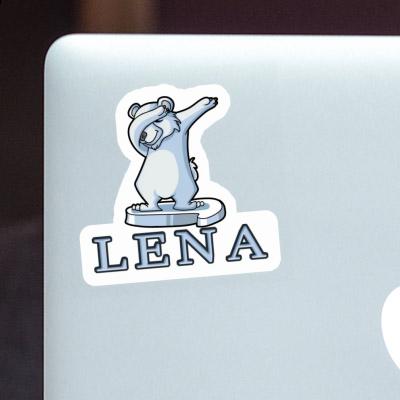 Sticker Lena Polar Bear Gift package Image