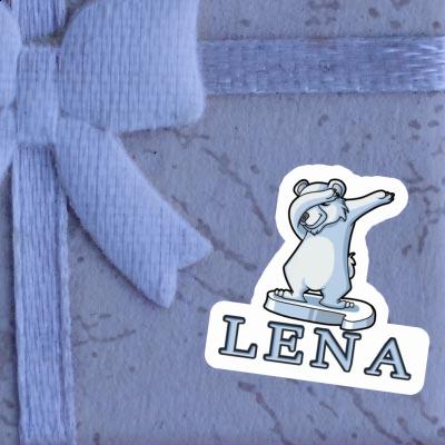 Sticker Lena Polar Bear Gift package Image