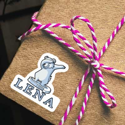 Sticker Lena Polar Bear Notebook Image