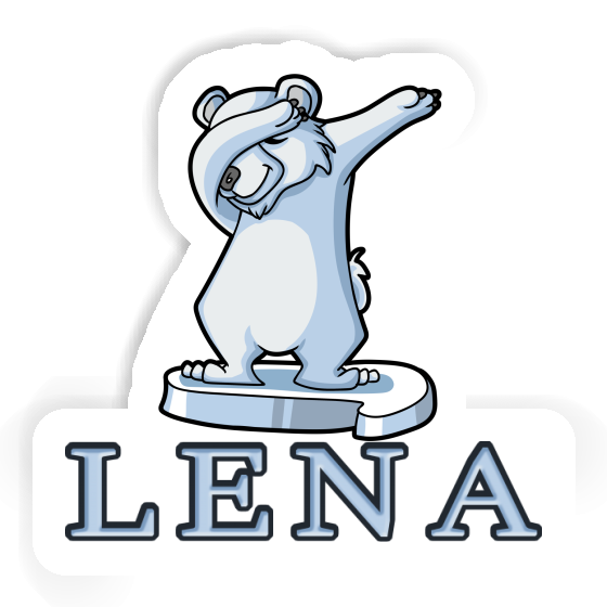 Sticker Lena Polar Bear Gift package Image