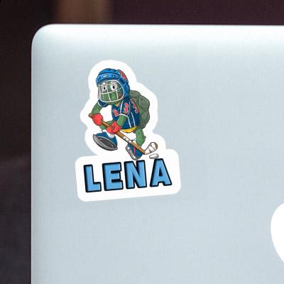 Sticker Ice-Hockey Player Lena Laptop Image