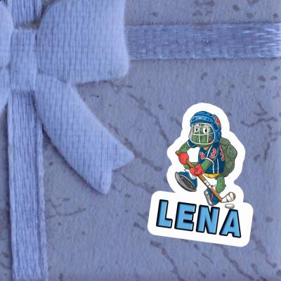 Sticker Ice-Hockey Player Lena Laptop Image