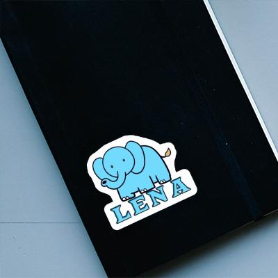 Aufkleber Elefant Lena Image