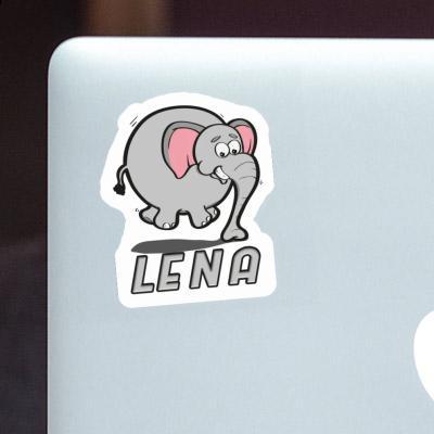 Sticker Lena Jumping Elephant Image